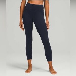 EUC Lululemon Instill High-Rise Tight 25" in True Navy